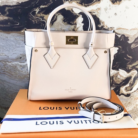 In Stores! Louis Vuitton On My Side Greige Tote - Picture 3 of 15